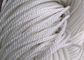 Υψηλό εκτατό λεπτό πλεγμένο νάυλον σχοινί 5mm πολυεστέρα άσπρο χρώμα